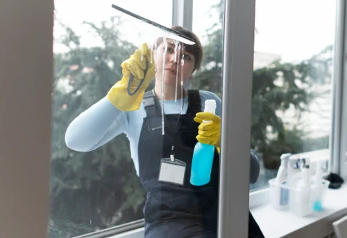 Nettoyage de vitres intérieures et extérieures à Flangebouche
